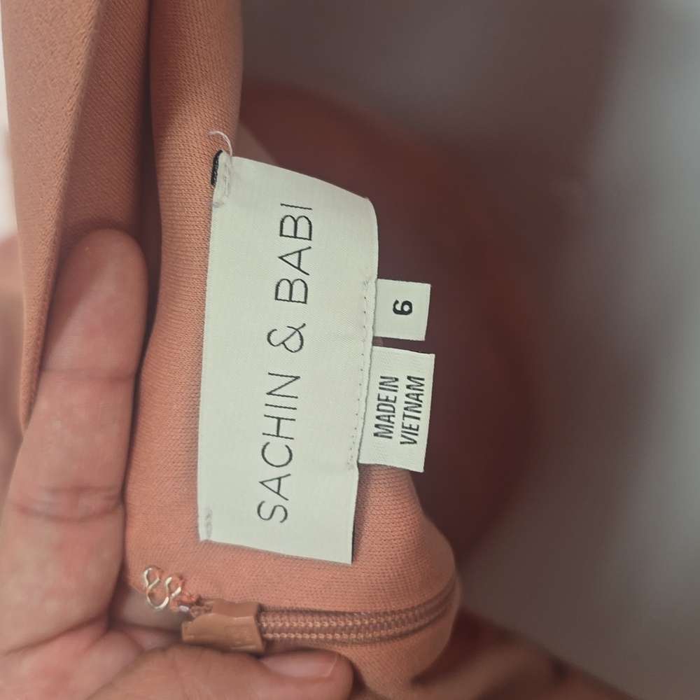 Sachin & Babi BHLDN Sedona Sunset Charmeuse Beckett Satin Maxi Dress 16 - Picture 5 of 11